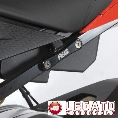 ZAŚLEPKA PODNÓŻKA BMW S1000RR 2010 (2 SZT) TYŁ BLACK