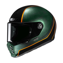 KASK MOTOCYKLOWY HJC V10 HODU GREEN BLACK