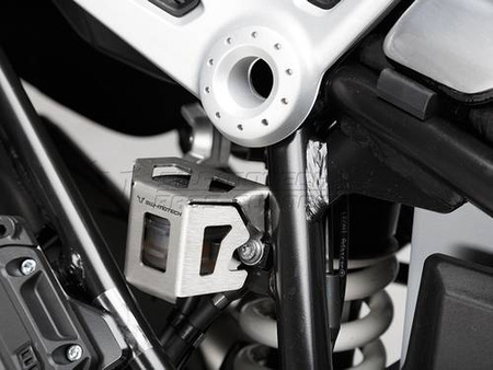 OSŁONA ZBIORNIKA PŁYNU HAMULCOWEGO SW-MOTECH BMW R NINET (14-)/SCRAMBLER (16-), SILVER