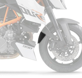 Przedłużenie błotnika do KTM 990 Superduke / R (przednie) Czarny (N) 21169N