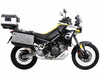 Side carrier cutout black incl. Xplorer silver sideboxes for Aprilia Tuareg (2022-2024)