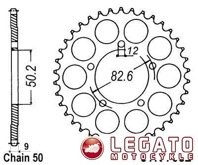 ZĘBATKA NAPĘDOWA JT TYŁ (530)