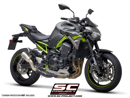 SC-Project tłumik końcowy CR-T tytan z siatką Kawasaki Z900 (2017-2019)