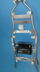 Stelaż tylny sportowy z uchwytem na akumulator Motoholders Kawasaki ZX 10 R/16- srebrny