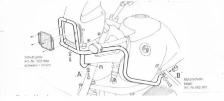 BMW R 850 GS (1998-2000)/R 1100 GS (1994-1999) Gmole