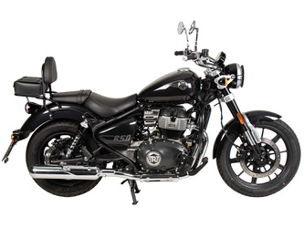 Sissybar with rearrack black for Royal Enfield Super Meteor 650 (2023-)