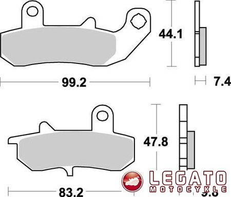 KLOCKI HAMULCOWE SBS 635 LS