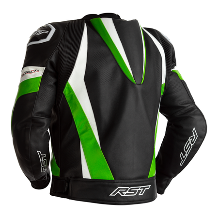 Motocyklowa Kurtka Skórzana RST Tractech Evo 4 CE Black/Green (2357)