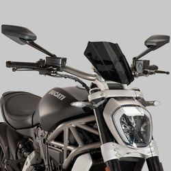 OWIEWKA PUIG DO DUCATI X-DIAVEL 2016-2024 (SPORT) MOCNO PRZYCIEMNIANA