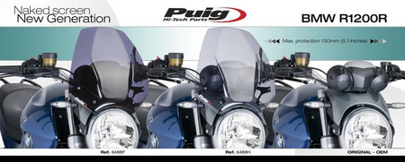 Owiewka PUIG do BMW R1200R 06-14 Czarny (N) 6488N