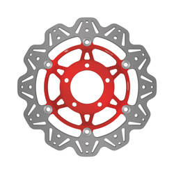 EBC Tarcza hamulcowa motocyklowa VR669RED VEE, czerwona