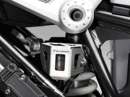 OSŁONA ZBIORNIKA PŁYNU HAMULCOWEGO SW-MOTECH BMW R NINET (14-)/SCRAMBLER (16-), SILVER