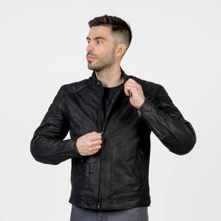 KURTKA SKÓRZANA OZONE SPARROW II BLACK