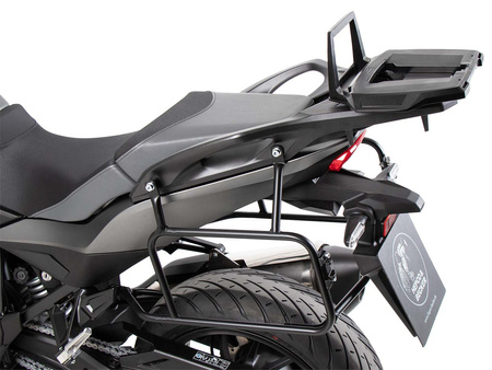 Alurack top case carrier black for combination with original rear rack for Honda NT 1100 (2022-2024)