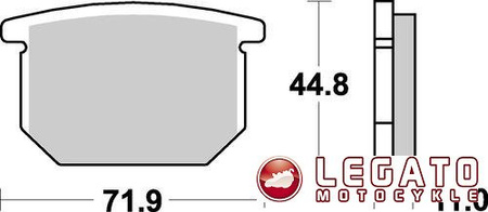 KLOCKI HAMULCOWE SBS 534 HF