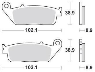 KLOCKI HAMULCOWE SBS 184 MS