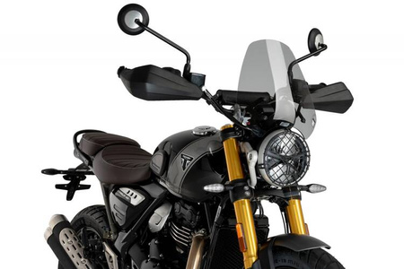 Owiewka PUIG do Triumph Scrambler 400X / Speed 400 2024-2025 (Sport) Lekko przyciemniany (H) 21933H