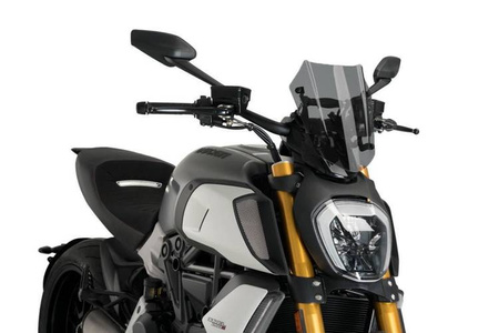 Owiewka PUIG do Ducati Diavel 1260 19-22 (Sport) Mocno przyciemniany (F) 3773F