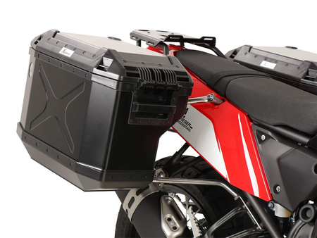 Sidecarrier Cutout black incl. Xplorer Cutout sideboxes for Yamaha Ténéré 700 / Rally (2019-2024)
