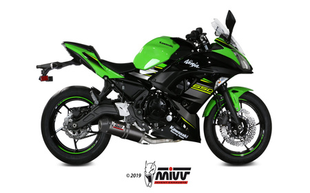 Mivv Układ wydechowy OVAL CARBON with carbon cap KAWASAKI NINJA 650 2017-2023