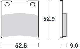 KLOCKI HAMULCOWE SBS 556 HS