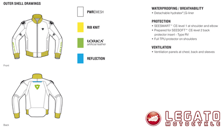 REV'IT! Kurtka Tekstylna Traction