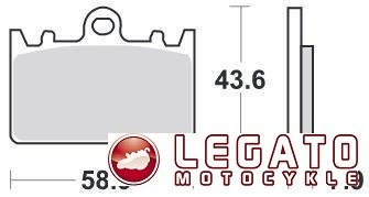 KLOCKI HAMULCOWE SBS 666 HF