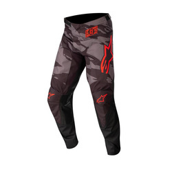 SPODNIE ALPINESTARS RACER TACTICAL JUNIOR BLACK/GREY CAMO/FLUO RED