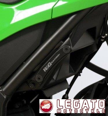 MOCOWANIE WYDECHU + LEWY PODNÓŻEK KAWASAKI NINJA 300 / Z250 BLACK