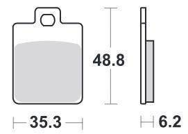 KLOCKI HAMULCOWE SBS 202 MS