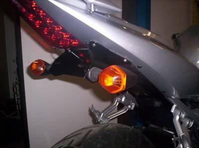 MOCOWANIE TABLICY REJESTRACYJNEJ RG RACING SV650 K3-K6 / 1000 K3- BLACK