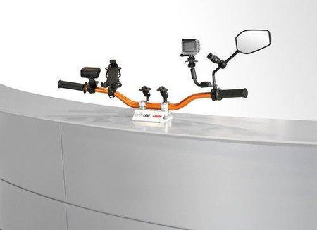 90454 Ekspozytor w kształcie kierownicy do ekspozycji produktów motocyklowych 