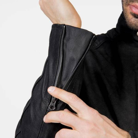 KURTKA SKÓRZANA OZONE SPARROW II BLACK