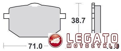 KLOCKI HAMULCOWE SBS 596 HF