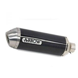 Układ wydechowy Arrow Street Thunder Aluminium Black Yamaha MT-09 2013-2017, MT-09 Tracer 2015-2017
