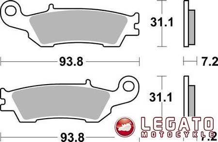 KLOCKI HAMULCOWE SBS 840 RSI