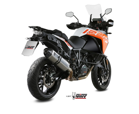 Mivv Tłumik końcowy SPEED EDGE stal nierdzewna KTM 1290 SUPER ADVENTURE / R / S / T 2015-2020