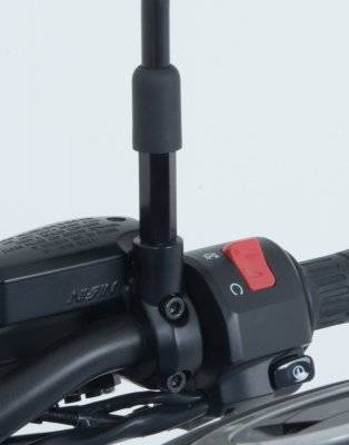 PRZEDŁUŻENIE LUSTERKA RG RACING CB500F 13-, CB500X, MT-10 CRF250L/M 13-, CB1000R/1190 ADV, BLACK