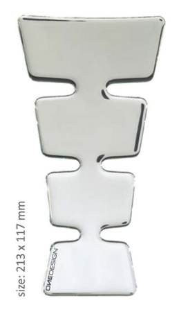 ONEDESIGN tankpad universale GOLD shape chrome