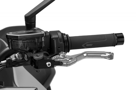 Regulowana dźwignia sprzęgła PUIG 4.0 EVO (superkrótka, wymaga adaptera) Srebrny (P) 4230PP