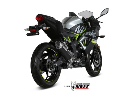 Mivv Tłumik końcowy GP PRO BLACK STAINLESS STEEL KAWASAKI NINJA 125 2019-2024