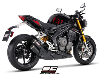SC-Project tłumik końcowy Twin CR-T carbon Triumph SPEED TRIPLE 1200 RS 2025+ Euro5+