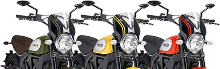 OWIEWKA PUIG DO DUCATI SCAMBLER 2015-2024 (RETROVISION) PRZEZROCZYSTA