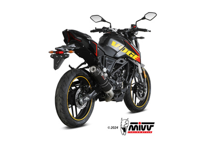 Mivv Układ wydechowy GP BLACK STAINLESS STEEL WITH CARBON CAP VOGE BRIVIDO 125 R 2023-2024