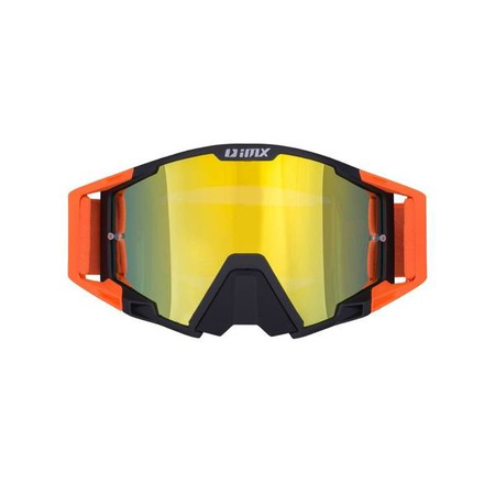 GOGLE IMX SAND BLACK/ORANGE MATT - SZYBA ORANGE IRIDIUM + CLEAR (2 SZYBY W ZESTAWIE)