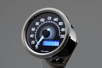 VELONA60 Predkościomierz 200 KM/H polerowany