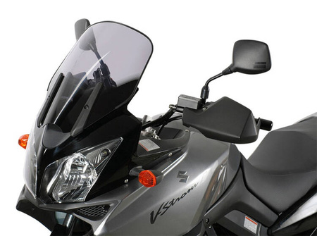 MRA Szyba motocyklowa KAWASAKI KLV 1000, WVBS, 2004- / SUZUKI DL 650-1000V-Strom, forma T, bezbarwna
