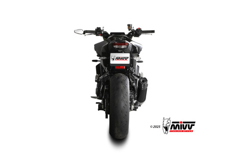 MIVV Układ Wydechowy AK-1 Inox Nero Yamaha MT-09 2024-2026