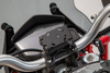 MOCOWANIE GPS NA KIEROWNICĘ SW-MOTECH MOTO GUZZI V85 TT (19-) BLACK