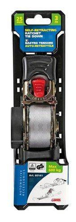  LAMPA 60141 Samohamowne mocowanie z grzechotką do dużych obciążeń - 2,5x300 cm